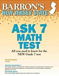 Barrons New Jersey Ask 7 Math Test (Paperback, 2)