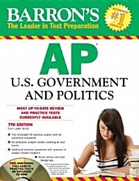 Barrons AP U.S. Government and Politics [With CDROM] (Paperback, 7th)