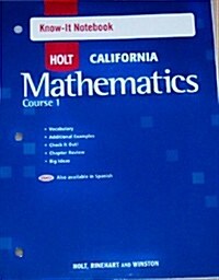 Mathematics Know-It Notebook Grade 6 Course 1 (Paperback)