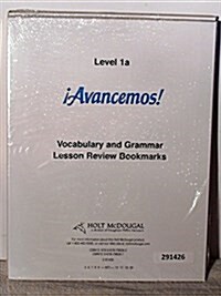 Avancemos! Lesson Review Bookmarks Level 1a Grades 9-12 (Cards)
