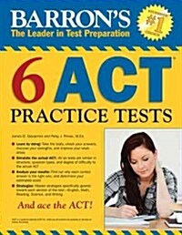 Barrons 6 ACT Practice Tests (Paperback)