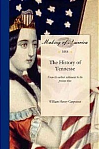 The History of Tennessee (Paperback)