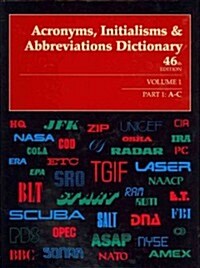 Acronyms, Initialisms & Abbreviations Dictionary (Library Binding, 46th)