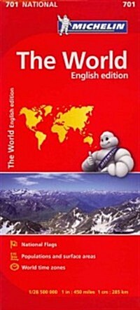 Michelin the World National Map (Folded, 9, English)