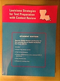 Social Studies Strategies for Test Preparation With Content Review Grades 9-12 (Paperback)