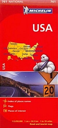 Michelin USA Road Map (Folded, 10)
