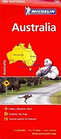 Michelin Australia Map 785 (Folded)