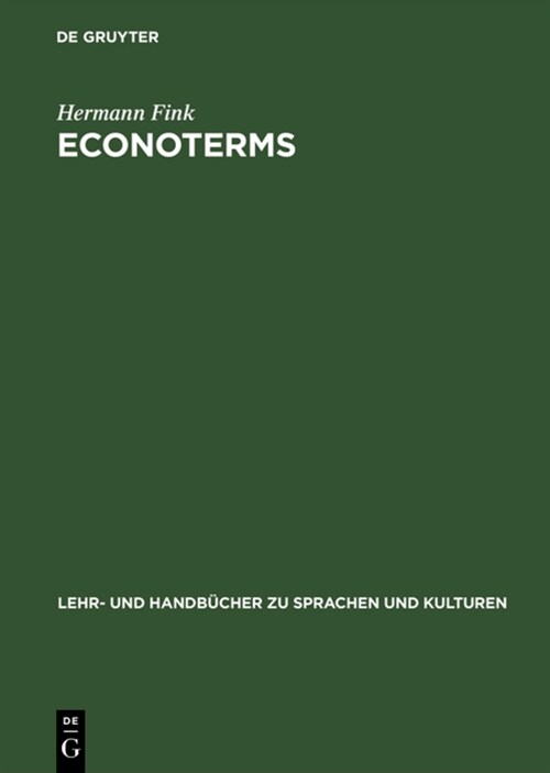 Econoterms (Hardcover, 6, 6., Uberarb. Un)