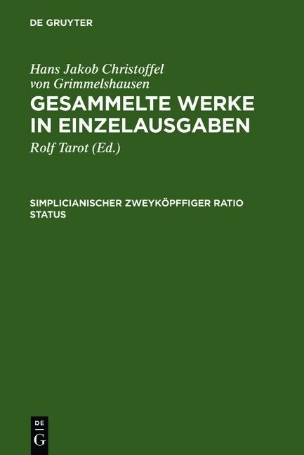Simplicianischer Zweyk?ffiger Ratio Status (Hardcover, 1st)