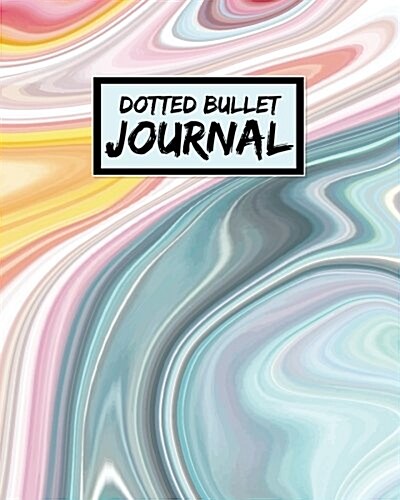 Dotted Bullet Journal Pastel Marble 8x10 Blank 0.25 Dot Grid With 150 Pages Dotted Grid Journal (Paperback, NTB)