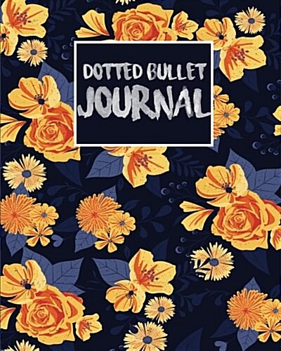 Dotted Bullet Journal Watercolor Flower Pattern 150 Pages With Blank Dot Grid Sizing 1/4 Inches Blank Dot Grid Journal (Paperback, NTB)