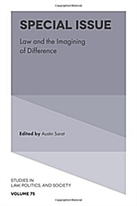 Special Issue : Law and the Imagining of Difference (Hardcover)