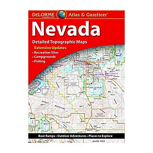 Delorme Atlas & Gazetteer Nevada (Paperback, 9)