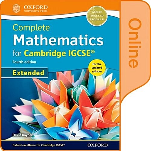 Complete Mathematics for Cambridge Igcserg Online Book Extended (Pass Code)