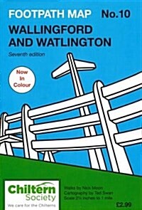 Chiltern Society Footpath Map No. 10 Wallingford and Watlington (Paperback, 7 Revised edition)