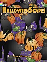 Halloweenscapes Coloring Book (Paperback)