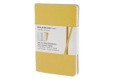 Moleskine Ruled Volant Orange/Yellow Notebooks (Paperback)
