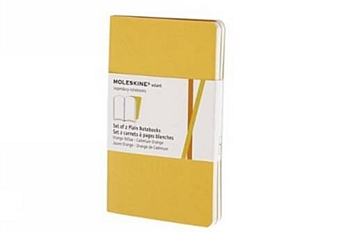 Moleskine Plain Volant Orange/Yellow Notebooks (Paperback)