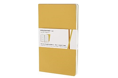 Moleskine Volant Notebook (Set of 2 ), Large, Ruled, Orange Yellow, Cadmium Orange, Soft Cover (5 X 8.25) (Paperback)