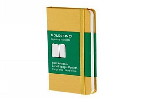 Moleskine Classic Notebook, Extra Small, Plain, Orange Yellow, Hard Cover (2.5 X 4) (Hardcover)