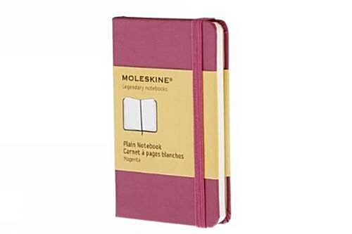 Moleskine Classic Notebook, Extra Small, Plain, Magenta, Hard Cover (2.5 X 4) (Hardcover)