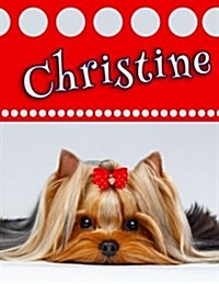 Christine: Personalized Address Book, Large Print, 8 1/2 x 11 (Paperback)