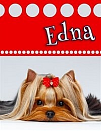 Edna: Personalized Address Book, Large Print, 8 1/2 x 11 (Paperback)
