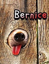Bernice: Personalized Discreet Internet Website Password Organizer, Large Print Book, 8 1/2 X 11 (Paperback)