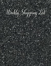 Weekly Shopping List: 60 Page Size 8.5x11 Shopping List Book, Shopping List Journal, Shopping List Notebook (Paperback)