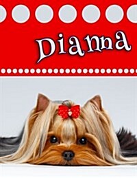 Dianna: Personalized Address Book, Large Print, 8 1/2 x 11 (Paperback)