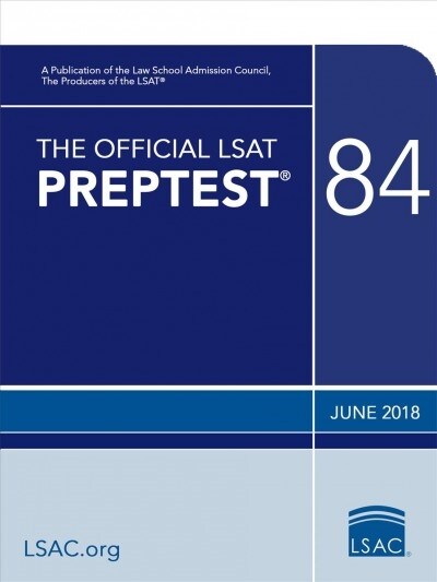 The Official LSAT Preptest 84: (june 2018 Lsat) (Paperback)