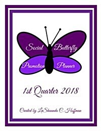 Social Butterfly Promotion Planner B/W (Paperback)