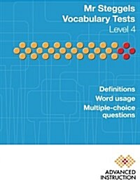 MR Steggels Vocabulary Tests Level 4 (Paperback)