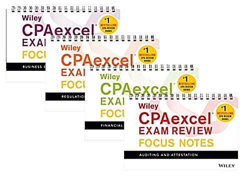 Wiley Cpaexcel Exam Review 2018 Focus Notes: Complete Set (Paperback)