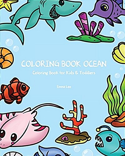 Coloring Books Ocean: Coloring Book for Kids & Toddlers (Paperback)