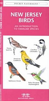 New Jersey Birds: A Folding Pocket Guide to Familiar Species (Paperback)