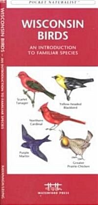 Wisconsin Birds: A Folding Pocket Guide to Familiar Species (Paperback)