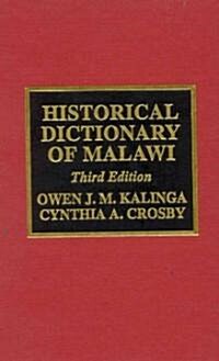 Historical Dictionary of Malawi (Hardcover, 3rd, Subsequent)