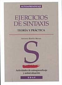 Ejercicios De Sintaxis (Paperback)
