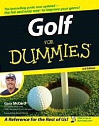 [중고] Golf for Dummies (Paperback, 3rd)