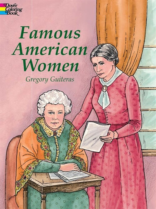 Famous American Women Coloring Book (Paperback)