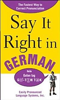 Say It Right in German (Paperback)