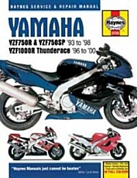 Yamaha Yzf750r, Yzf750sp, and Yzf1000r Thunderace Service and Repair Manual (Paperback)