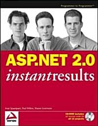 Asp.net 2.0 Instant Results (Paperback, CD-ROM)