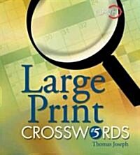 Large Print Crosswords #5 (Spiral)