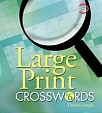 Large Print Crosswords #6 (Paperback)