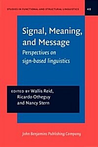 Signal, Meaning, and Message (Hardcover)