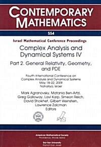 Complex Analysis and Dynamical Systems IV (Paperback)