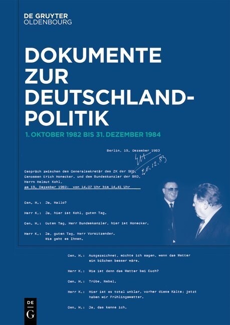 1. Oktober 1982 Bis 31. Dezember 1984 (Hardcover)