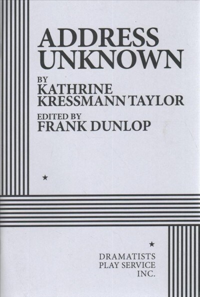 Address Unknown (Paperback)